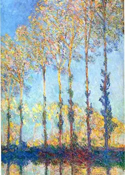 Claude Monet Poplars On The Banks Of The Epte