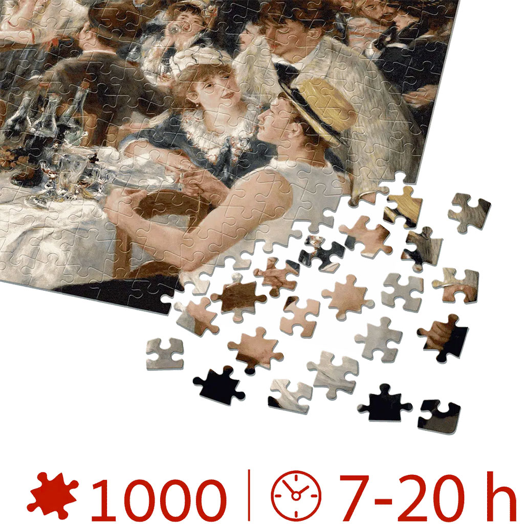 Puzzle Colazione Dei Canottieri 1000 Pz