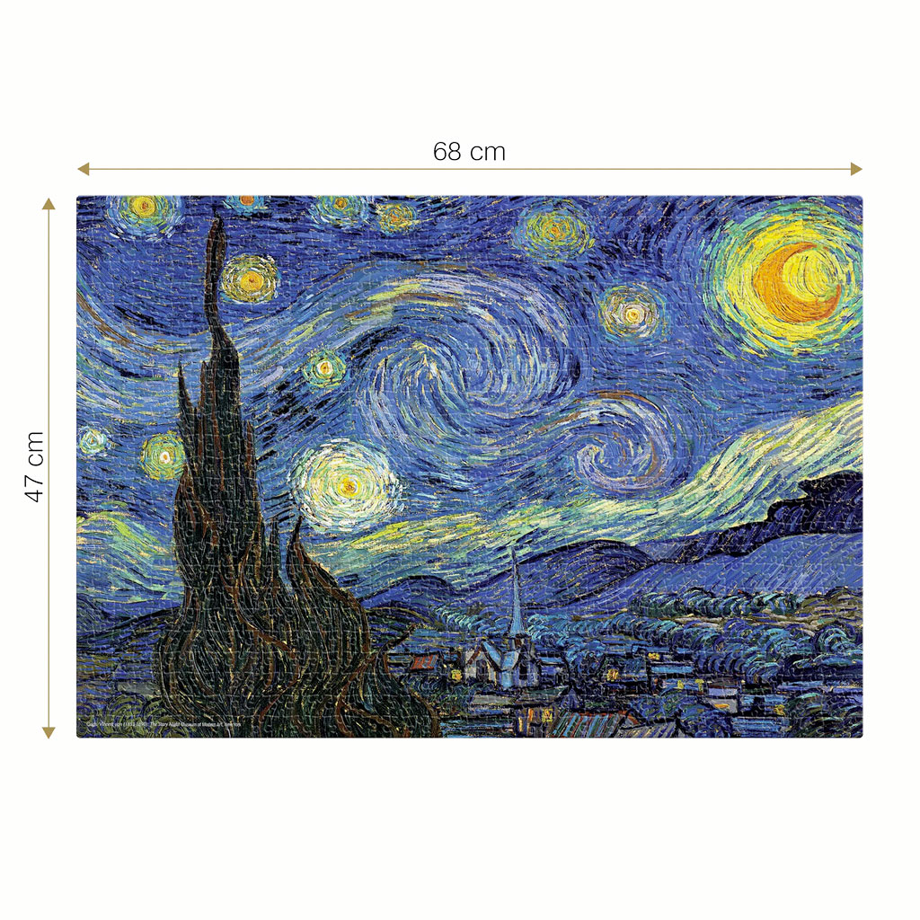 Puzzle Notte Stellata Van Gogh 1000 Pz