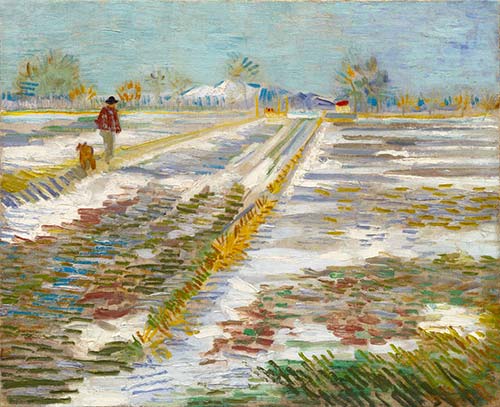 Van Gogh Paesaggio Innevato