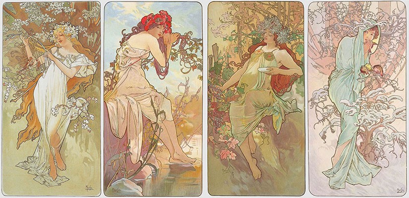 Art Nuoveau Mucha Season