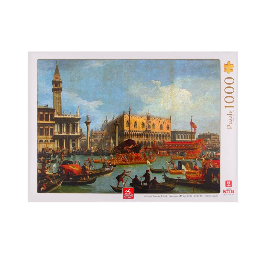Canaletto Piazza San Marco Bucintoro Puzzle Fronte