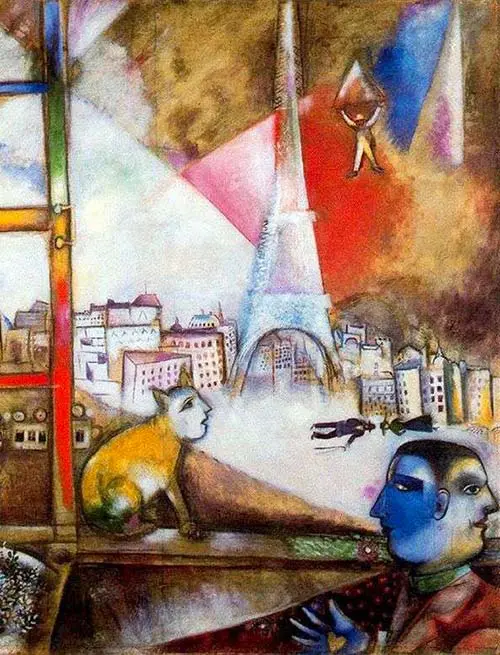 Chagall Vue De Paris