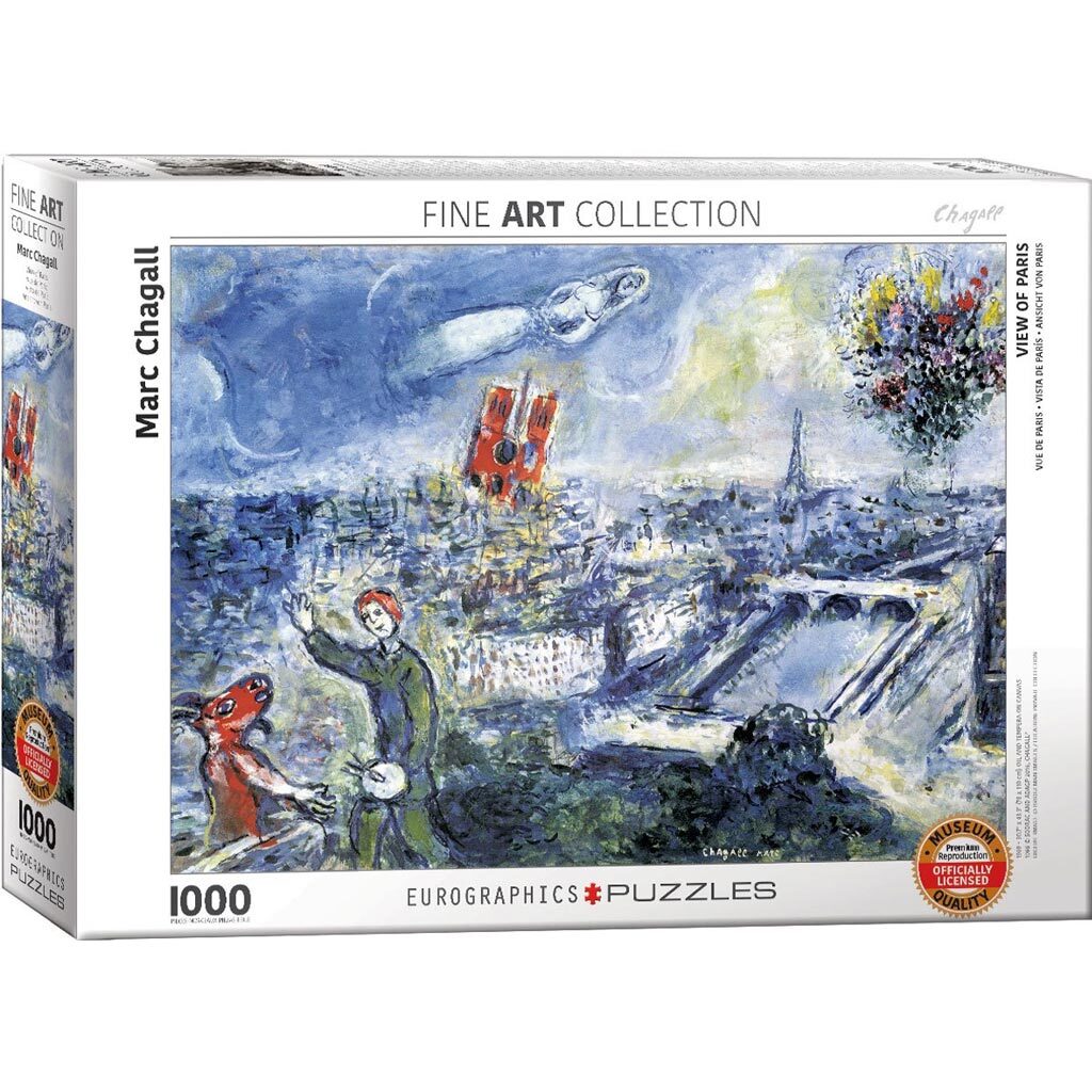 Chagall Vue De Paris