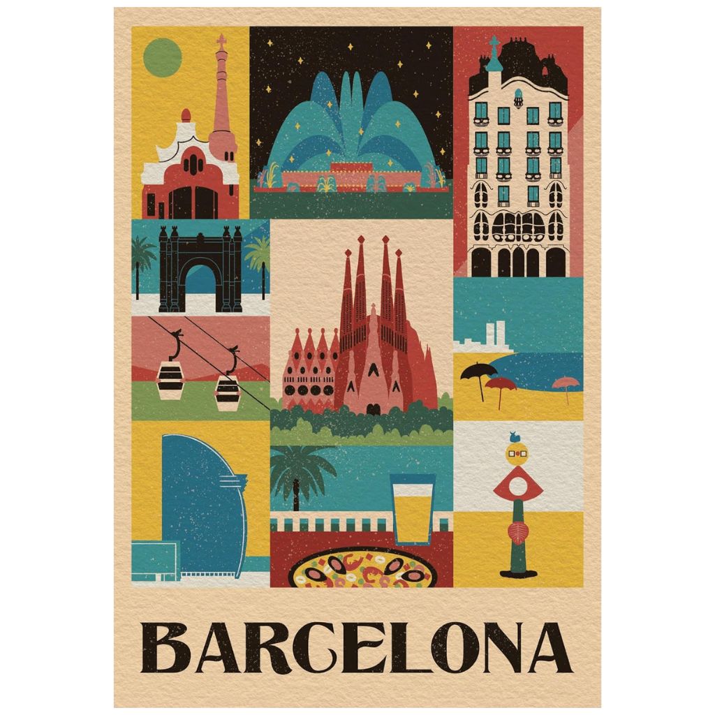 Clementoni Barcelona Puzzle 1000 Pz Style In The City