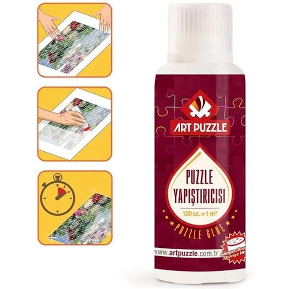 Colla puzzle da 120 ml ideale per incollare 3 puzzle 1000 pz