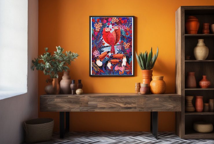 Come Incorniciare Un Puzzle Illustrazione