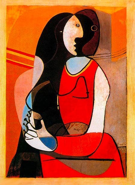 Donna Seduta 1927 Picasso