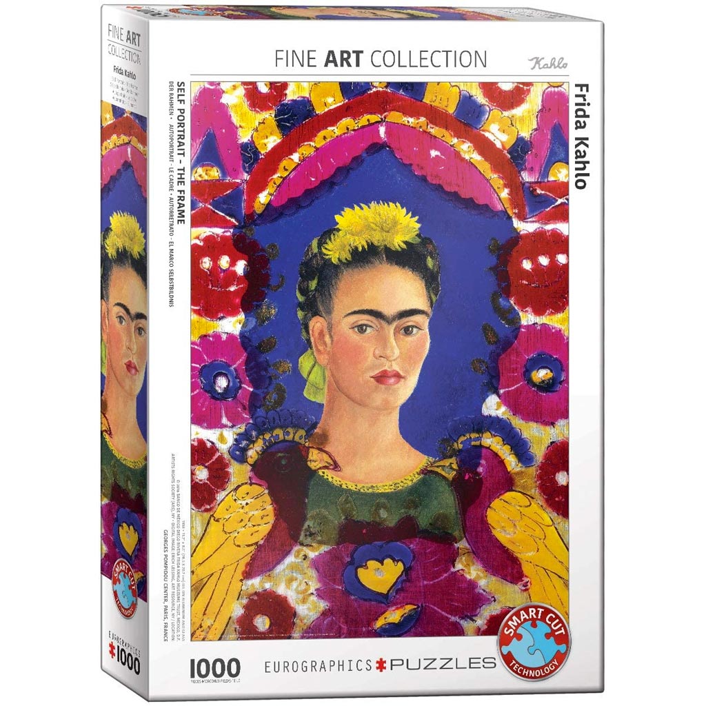 Frida Kahlo Autoritratto puzzle arte 1000 pezzi di Eurographics