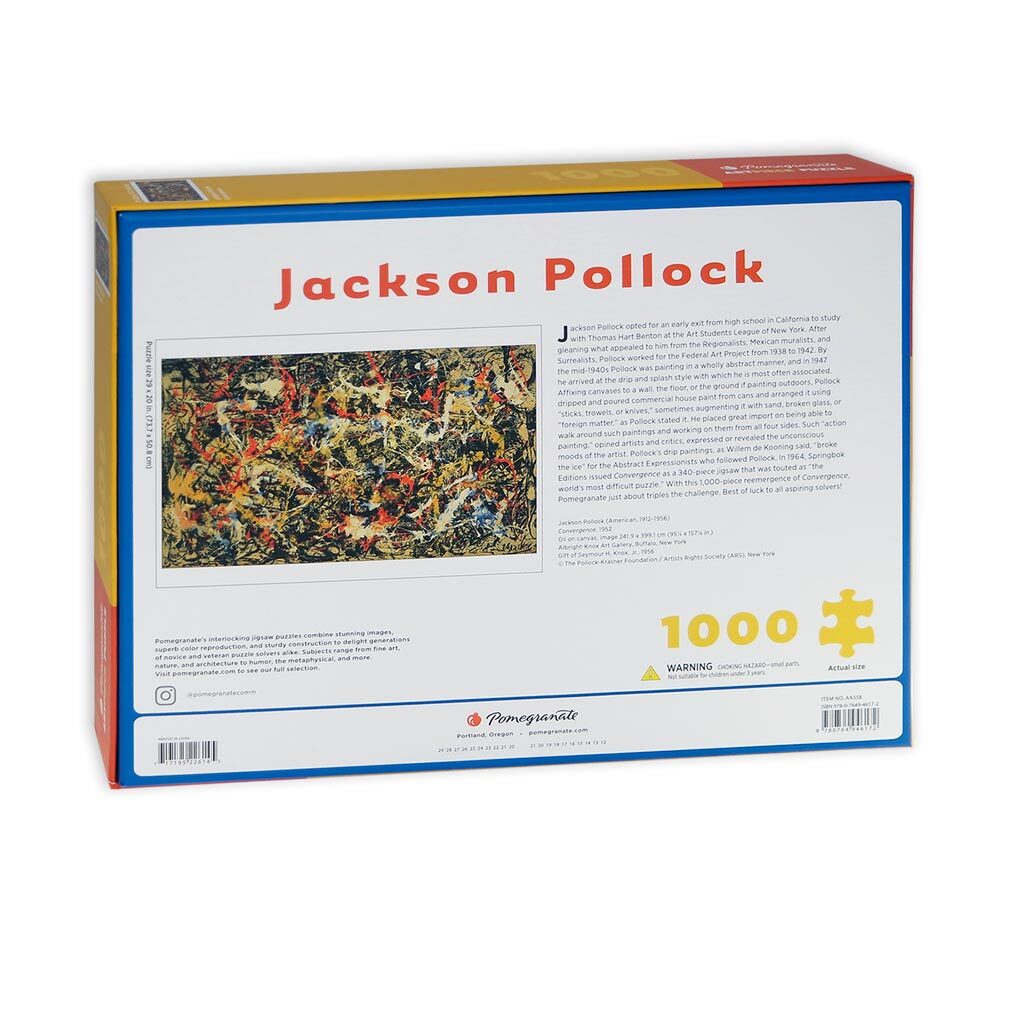 Pollock Convergence Puzzle 1000 Pezzi Retro