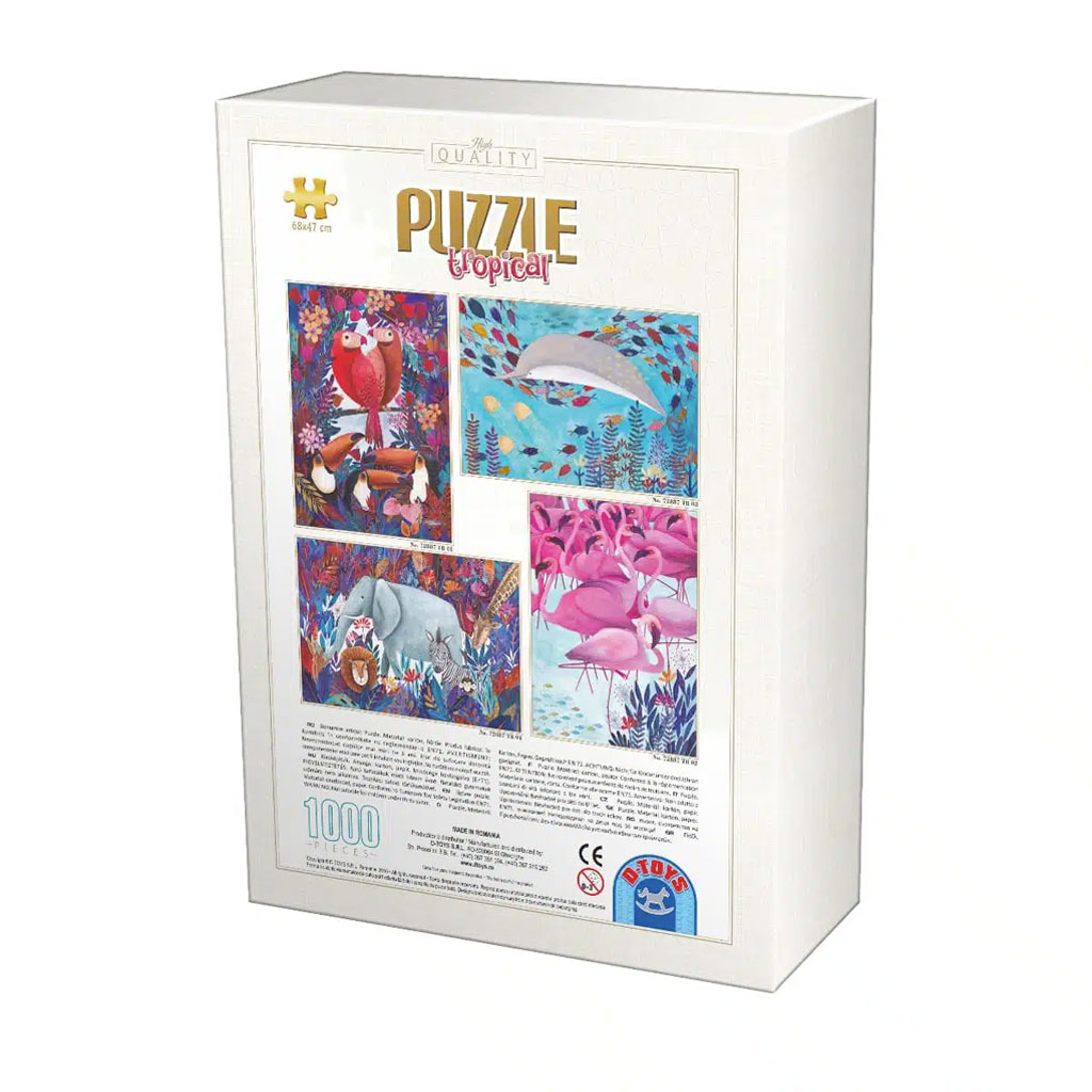 Puzzle Animali Tropicali