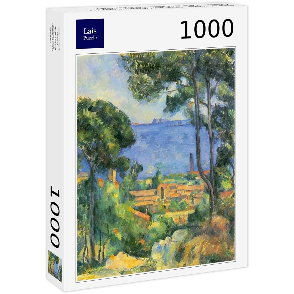 Lais Puzzle Paul Cézanne - L'Estaque aux toits Rouges 1000 pièces