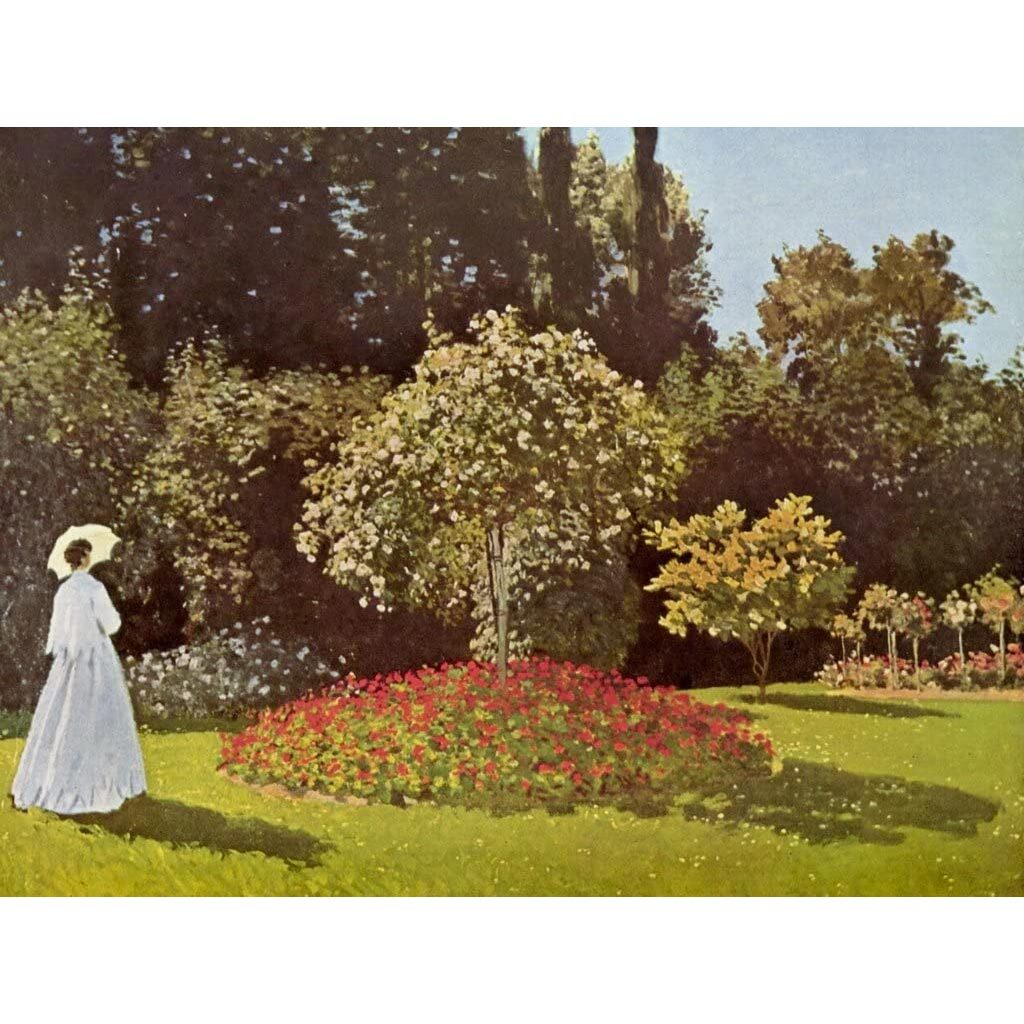 Signora In Giardino A Sainte Adresse