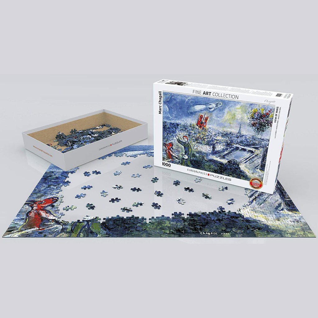 Puzzle Chagall Vue De Paris Arte