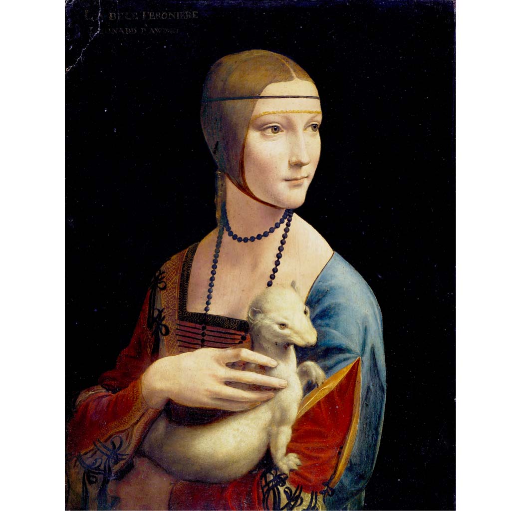 Puzzle Dama Con Lermellino Leonardo Da Vinci 1000 Pezzi Immagine Arte