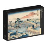 Confezione Grafika del Puzzle Hokusai Il ponte a otto parti di Mikawa – 1000 pezzi