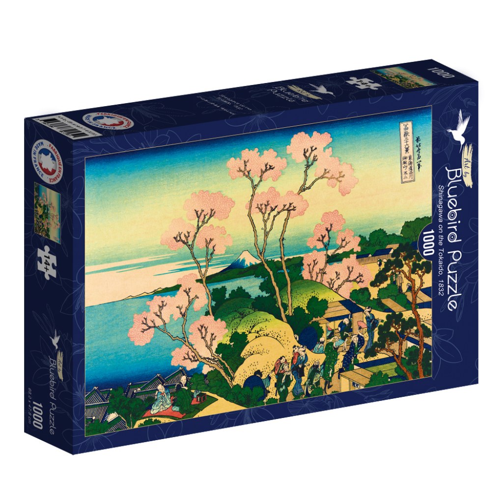 Confezione Bluebird del Puzzle Hokusai Shinagawa sul Tokaido – 1000 pezzi