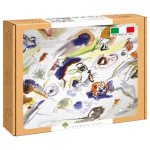 Scatola Sherwood Store del puzzle Primo acquerello astratto di Kandinsky da 1000 pezzi