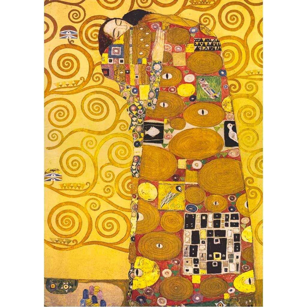 Puzzle Labbraccio Di Klimt 1000 Pezzi Immagine Dettaglio