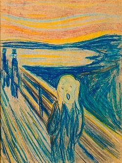 Puzzle Lurlo Di Munch 1893. Pastello Su Cartone Arte Svelata