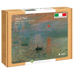 Scatola Sherwood Store del puzzle Impressione, levar del sole di Claude Monet da 1000 pezzi