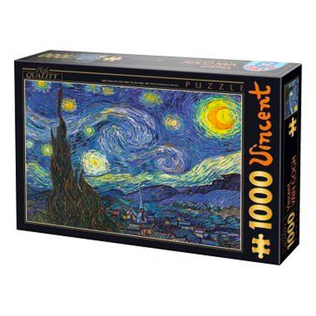 Puzzle Notte Stellata Van Gogh D Toys 1000 Pezzi Arte
