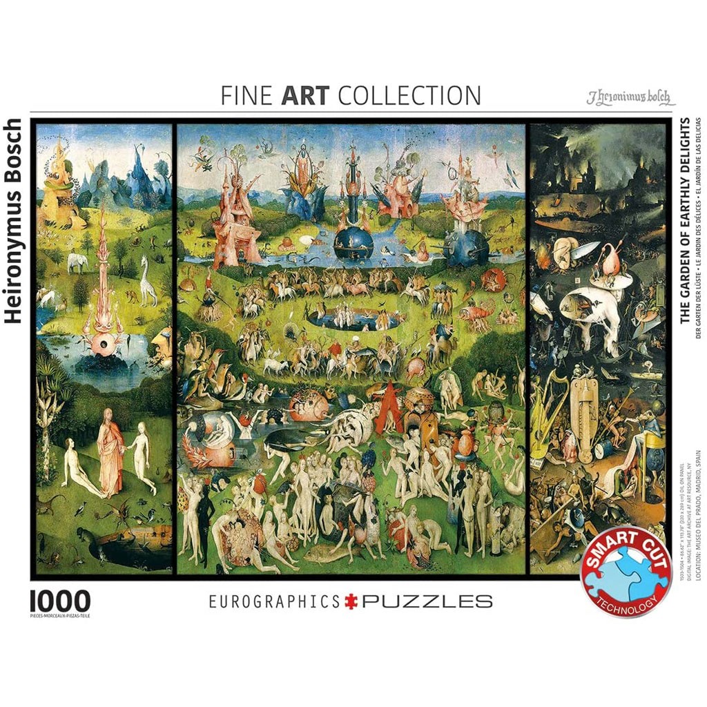 Puzzle Trittico Del Giardino Delle Delizie