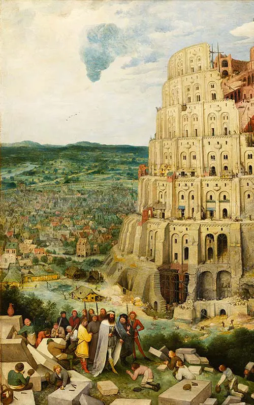 Torre Di Babele Brugel Particolare