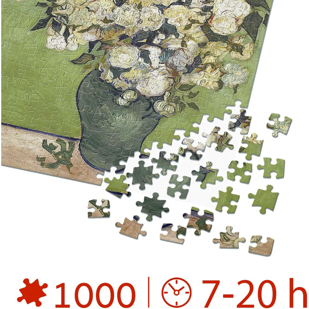 Van Gogh Puzzle Vaso Di Rose